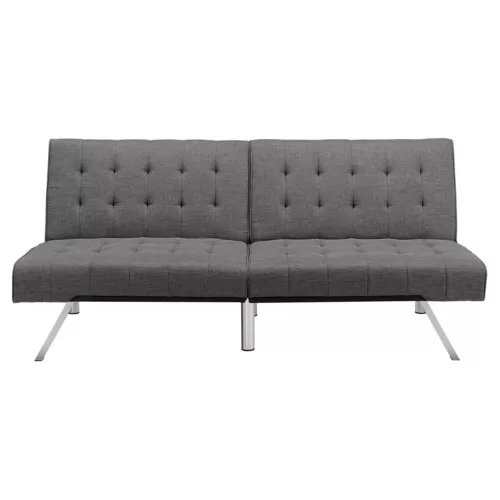 Eve Velvet Upholstered Convertible Futon Room & Joy8
