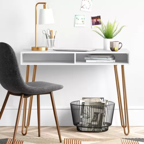 Hairpin Writing Desk With Storage Project 625