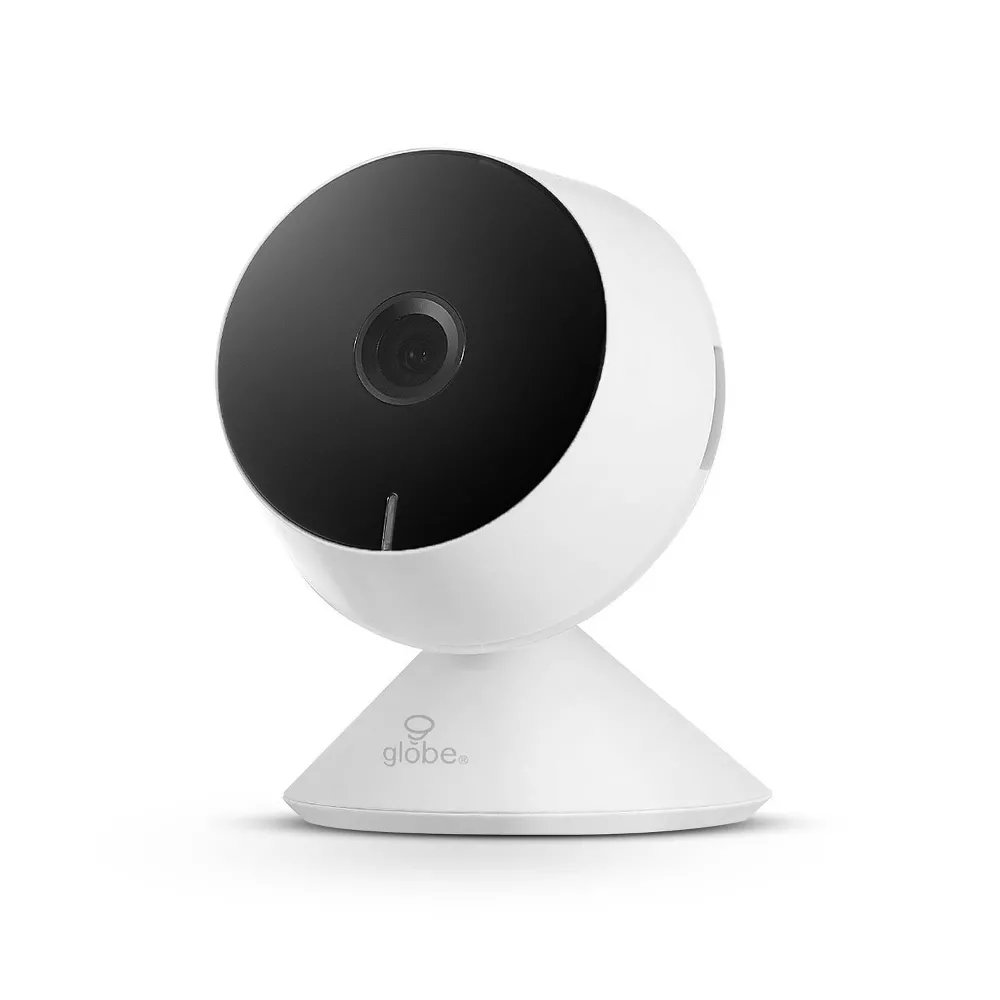 Smart White 720p Wi Fi Enabled Voice Activated Indoor Security Camera2